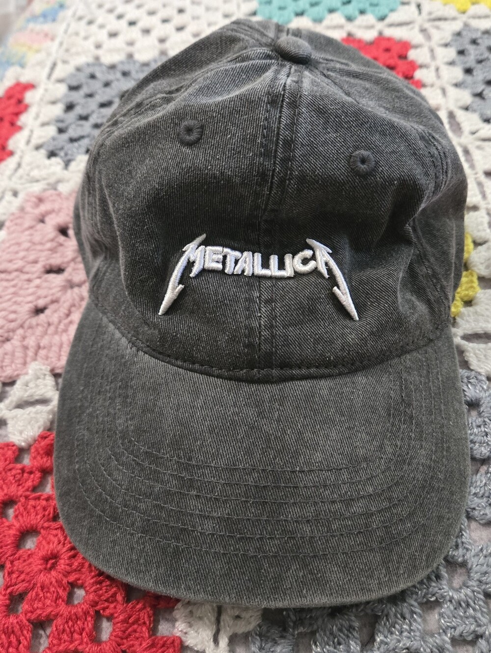 Metallica Black Logo Baseball Cap